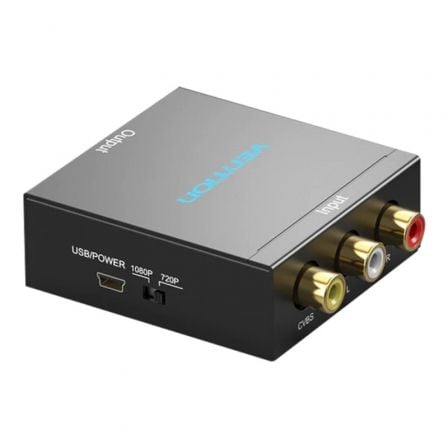 Convertidor RCA a HDMI Vention AEFB0/ RCA Hembra